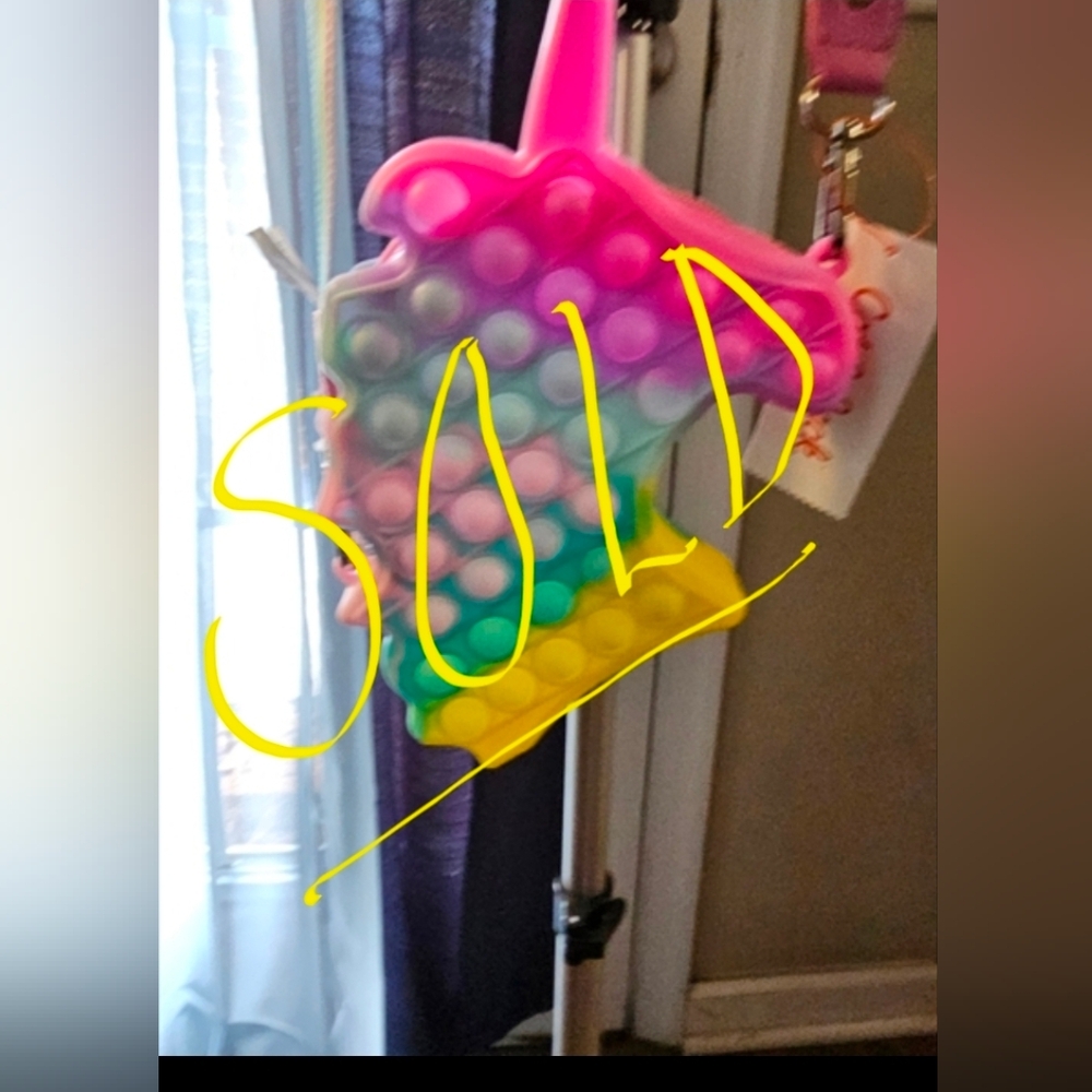 GIRL'S UNICORN POP-IT PURSE